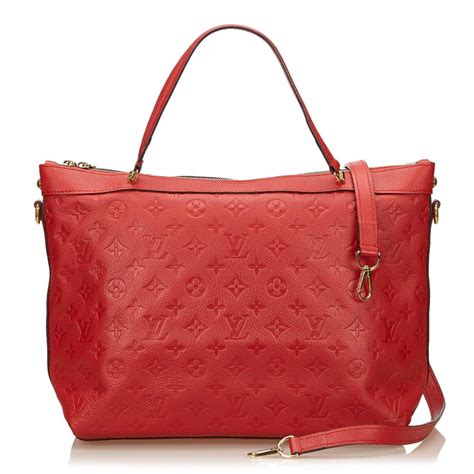 louis vuitton michael bag red